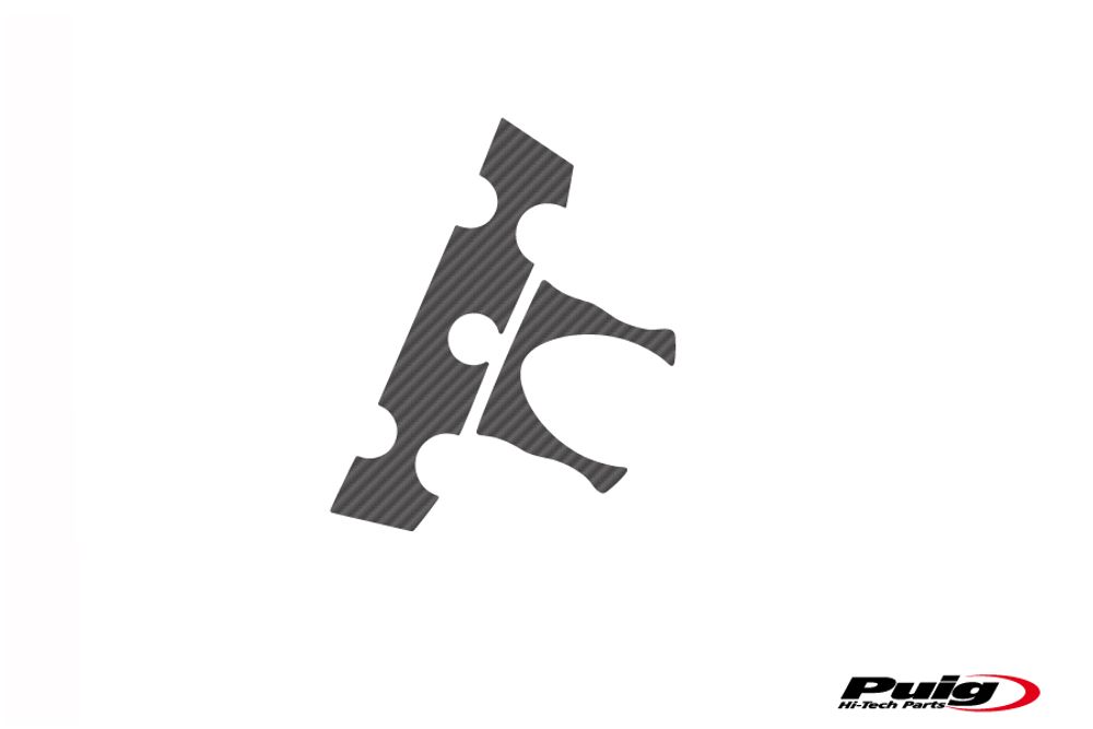 PUIG 4572C Yoke Protector Xtreme  passend fuer YAMAHA FZ6 FAZER S2 Carbon look