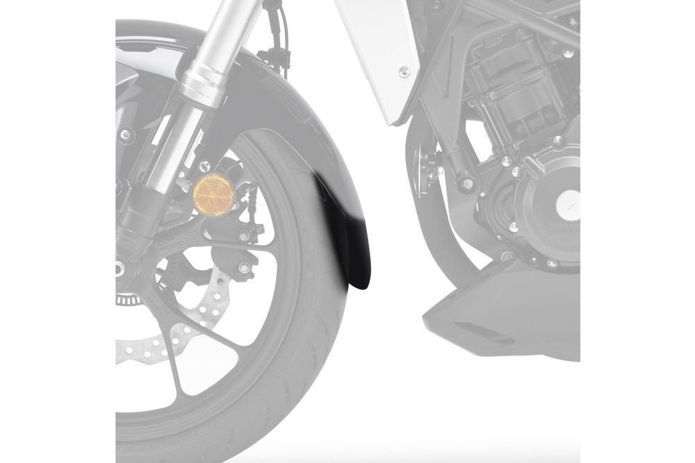 PUIG 3678N Verlängerung des vorderen Schutzblechs  passend fuer HONDA CB125R NEO SPORTS CAFE Schwarz