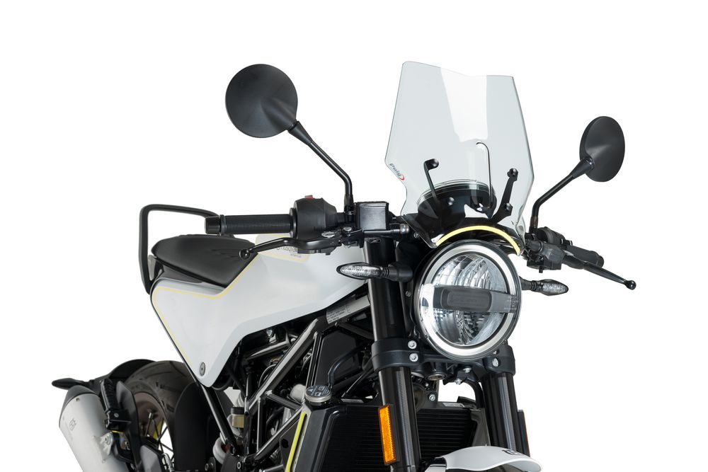 PUIG 9702W New Generation Sport  passend fuer HUSQVARNA SVARTPILEN 401 Transparent