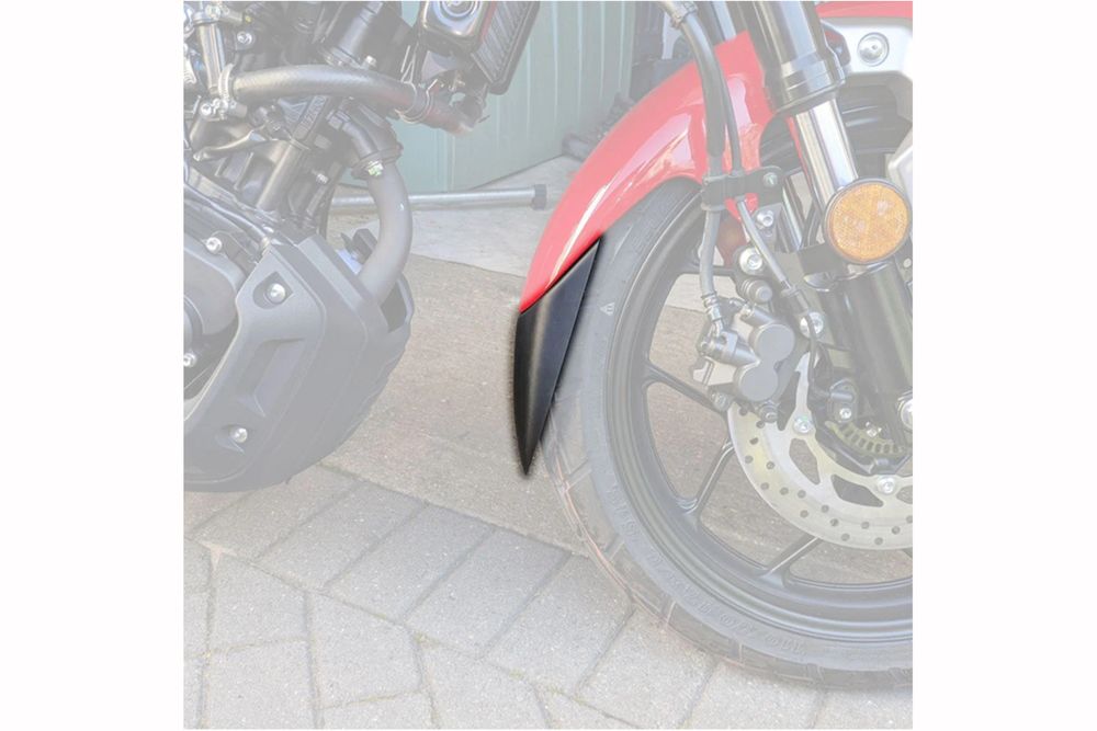 PUIG 21638N Verlängerung des vorderen Schutzblechs  passend fuer YAMAHA XSR 125 Schwarz