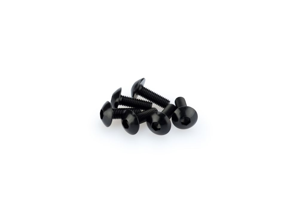 PUIG 0543N Muttern aus Anodisierten Aluminium  passend fuer UNIVERSAL UNIVERSAL Schwarz