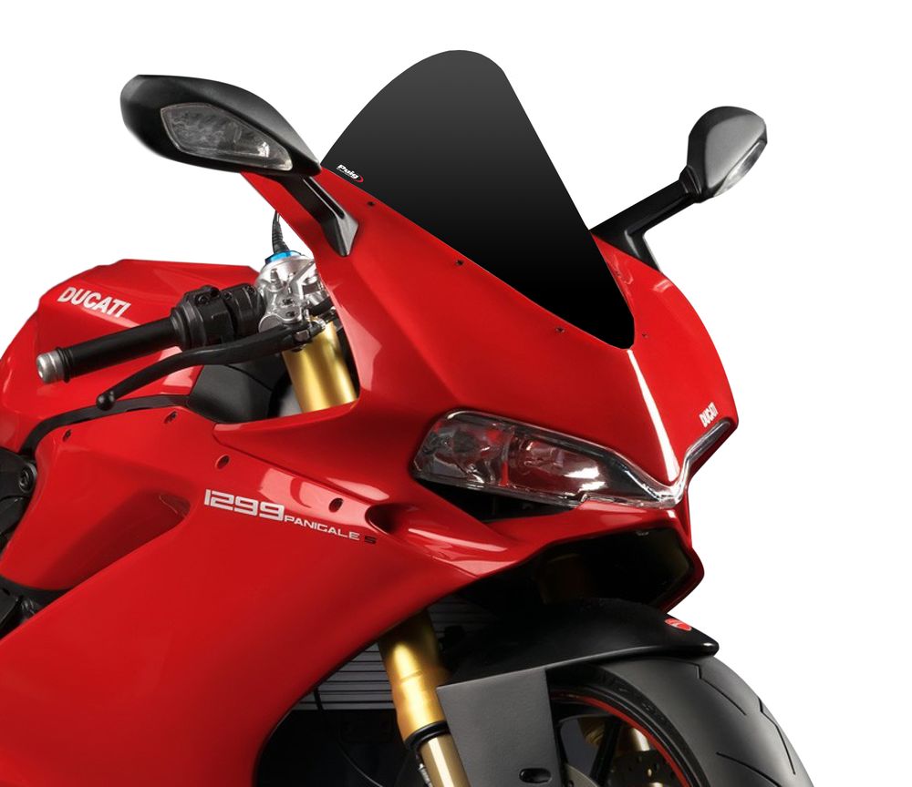 PUIG 7621N R-Racer Scheibe  passend fuer DUCATI 1299 PANIGALE Schwarz