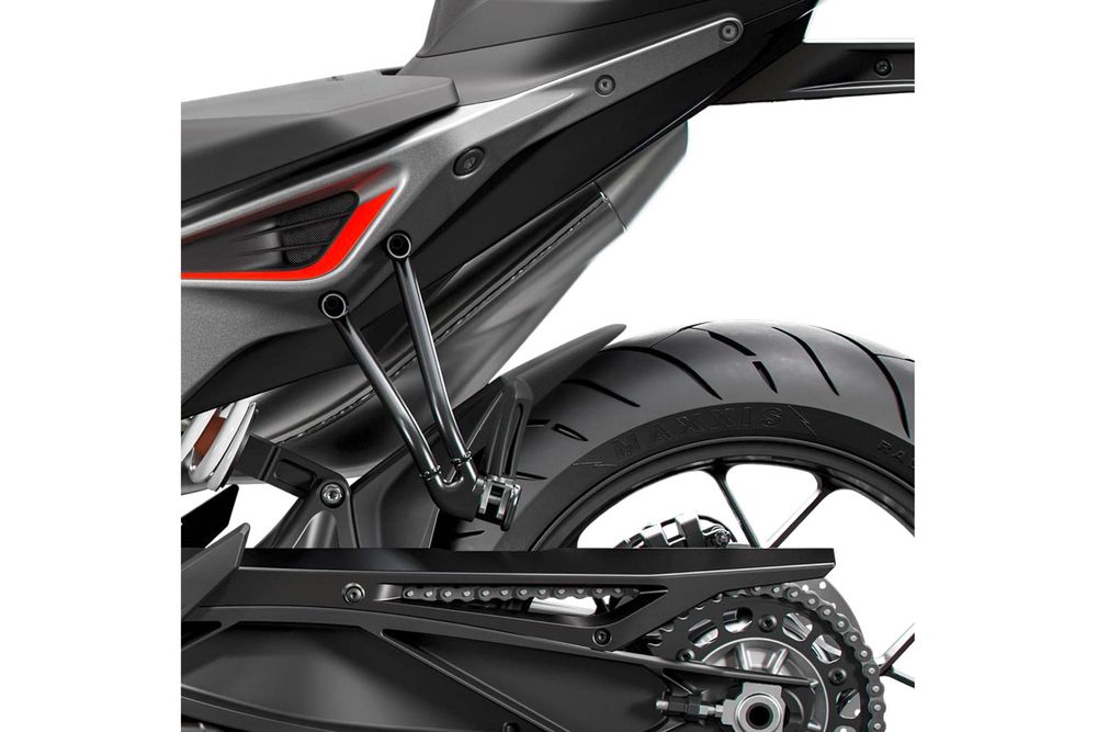 PUIG 0024J Kotflügelverlängerung  passend fuer KTM 790 DUKE Mattschwarz