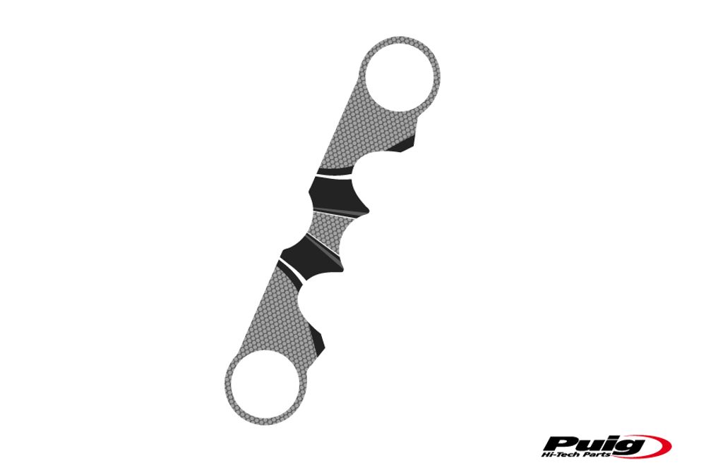 PUIG 6917U Radikal Yoke Protector  passend fuer SUZUKI GSX650F Grau