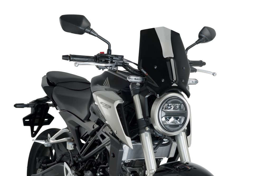 PUIG 9734N New Generation Sport  passend fuer HONDA CB125R NEO SPORTS CAFE Schwarz