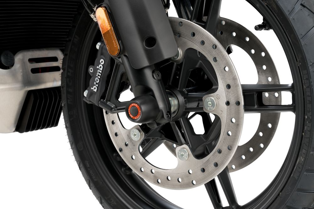 PUIG 20992N Vorderachsregler PHB19  passend fuer HARLEY DAVIDSON PAN AMERICA RA1250 Schwarz