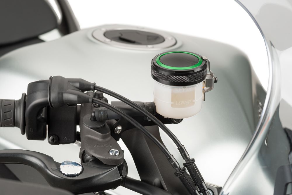 PUIG 9264V Vorderer Bremsflüssigkeitsbehälterdeckel  passend fuer SUZUKI GSX-R750 Grün