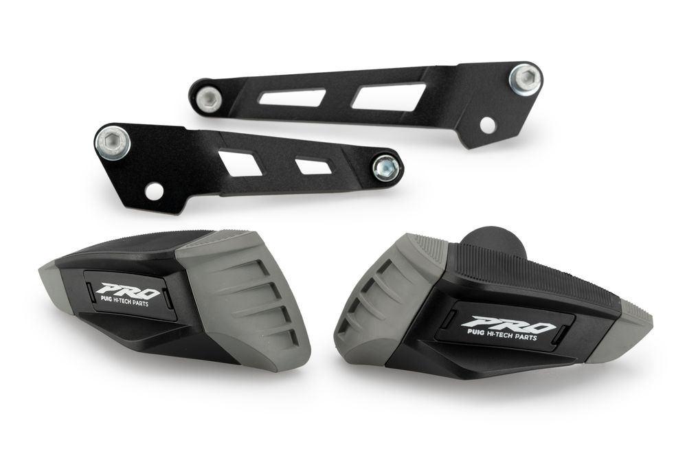 PUIG 21370N Sturzpads PRO 2.0  passend fuer YAMAHA MT-09 SP Schwarz
