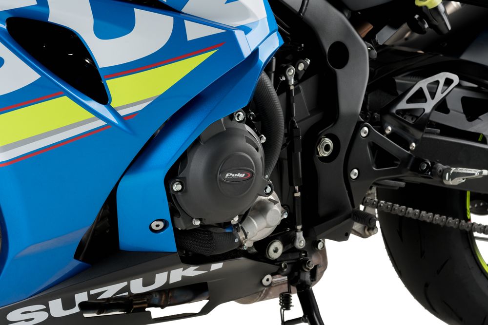 PUIG 21517N Motorschutzhauben Track für Championship  passend fuer SUZUKI GSX-R1000 Schwarz
