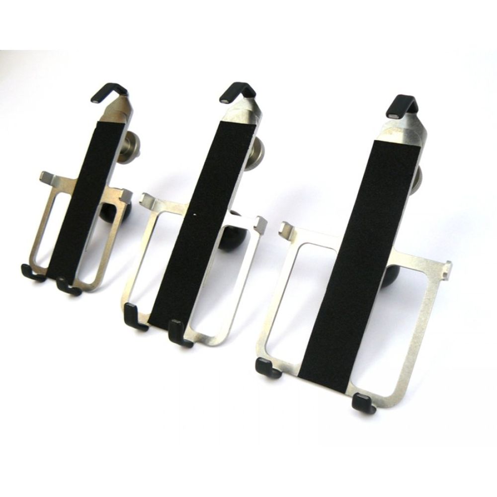 RA 3042-2 - 77  x 140-175 mm Edelstahl - Smartphone/Handy Halter Kugelflex® 2 -