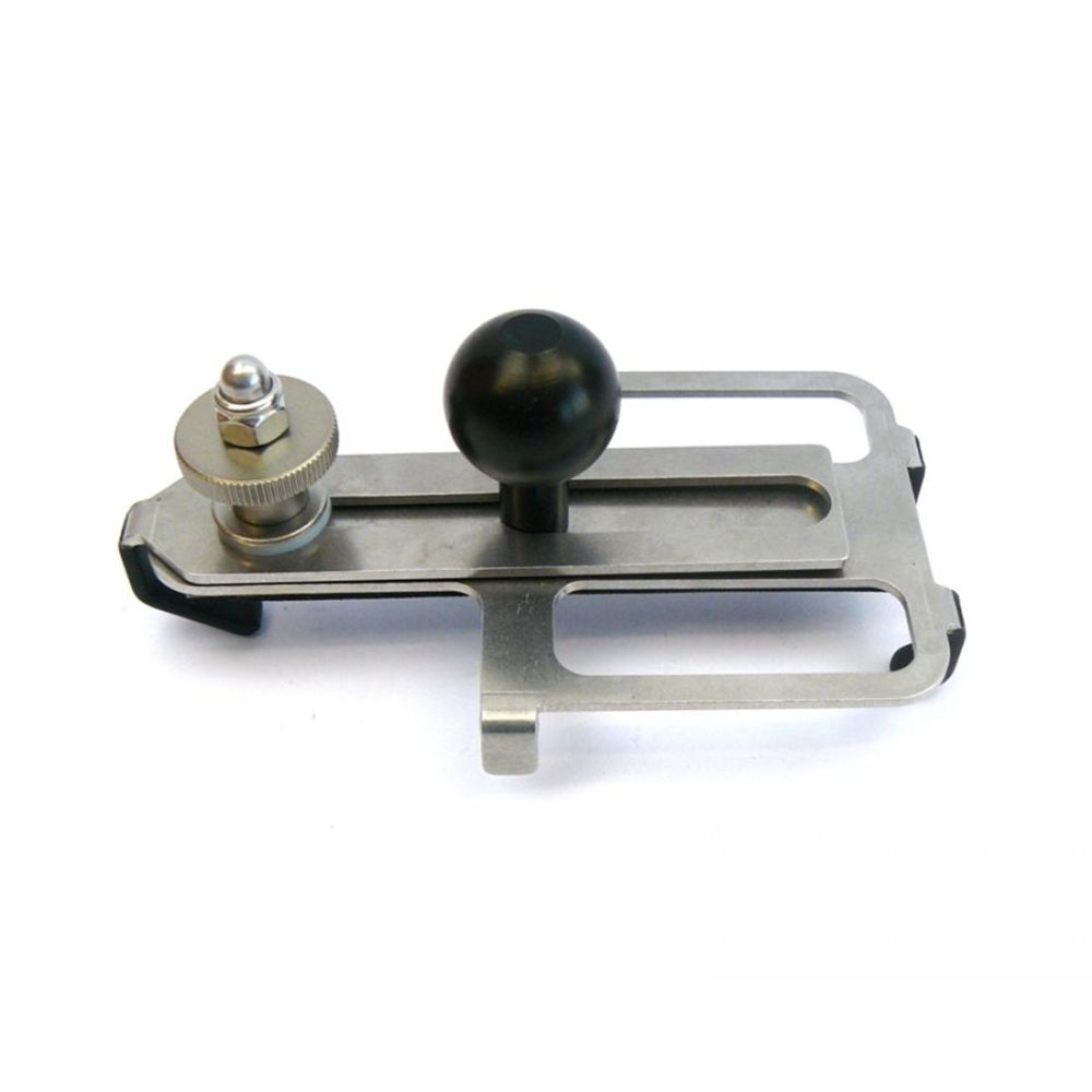 RA 3042-2 - 77  x 140-175 mm Edelstahl - Smartphone/Handy Halter Kugelflex® 2 -