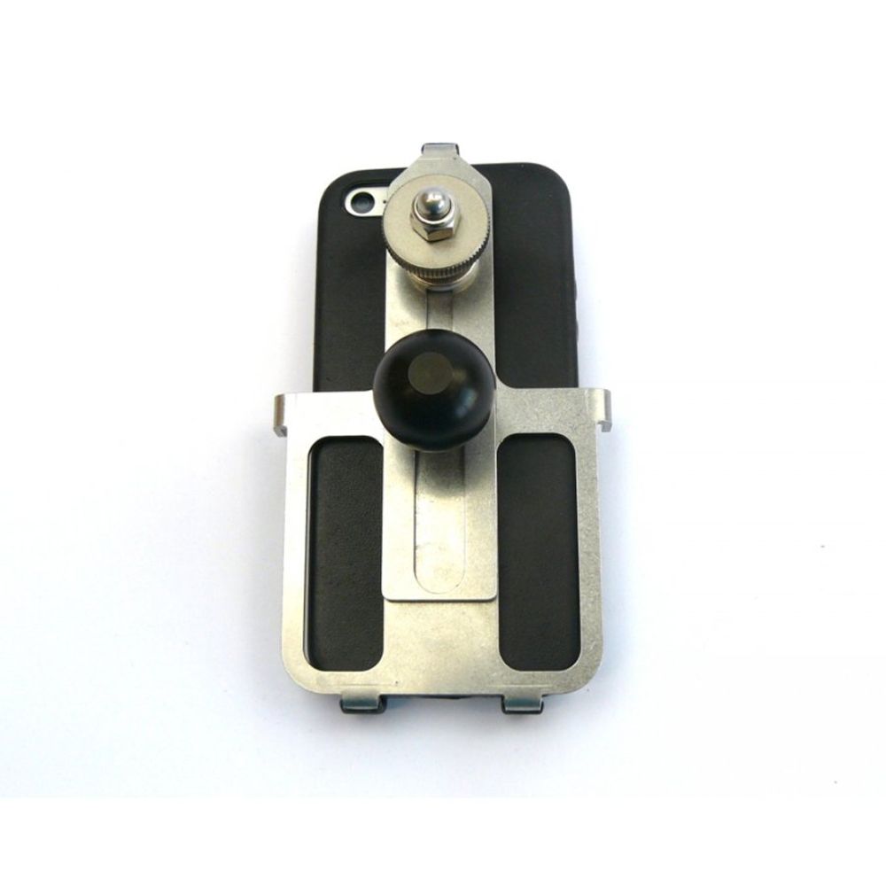RA 3042-2 - 77  x 140-175 mm Edelstahl - Smartphone/Handy Halter Kugelflex® 2 -