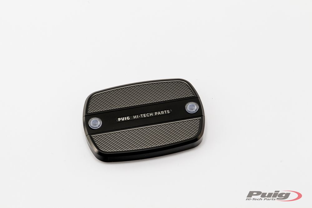 PUIG 9269N Vorderer Bremsflüssigkeitsbehälterdeckel  passend fuer YAMAHA T-MAX 500 Schwarz