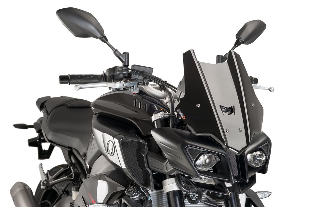 PUIG 8917N Tourenscheibe  passend fuer YAMAHA MT-10 Schwarz