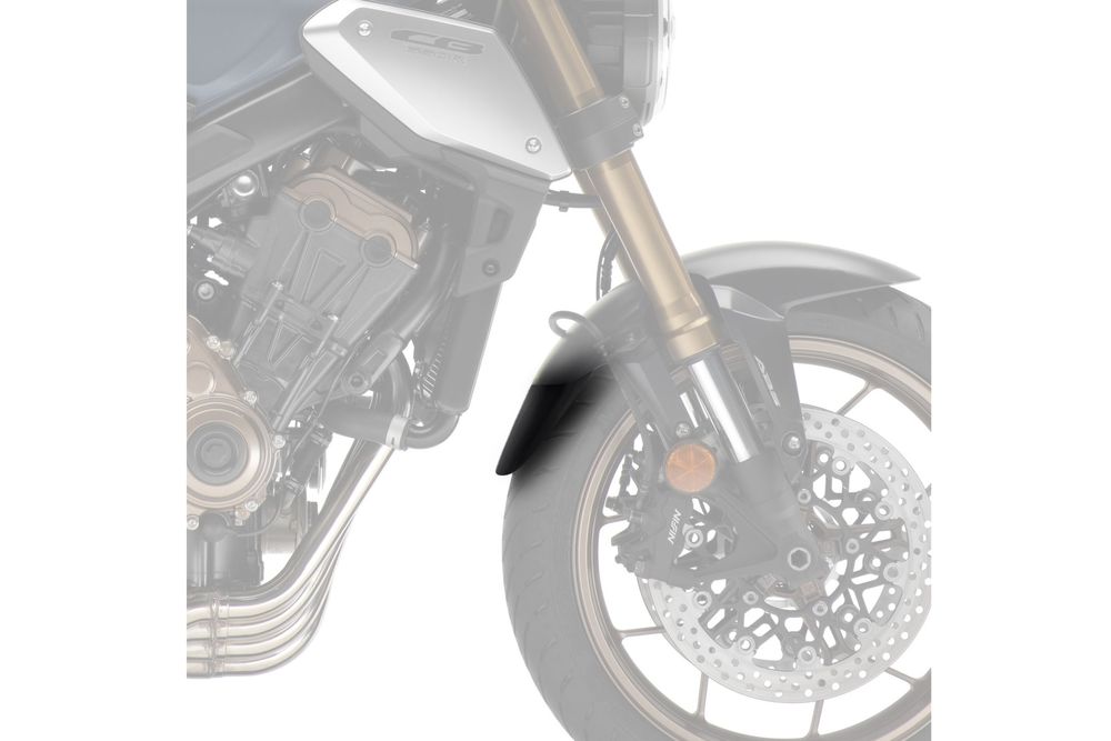 PUIG 3680N Verlängerung des vorderen Schutzblechs  passend fuer HONDA CBR650R Schwarz