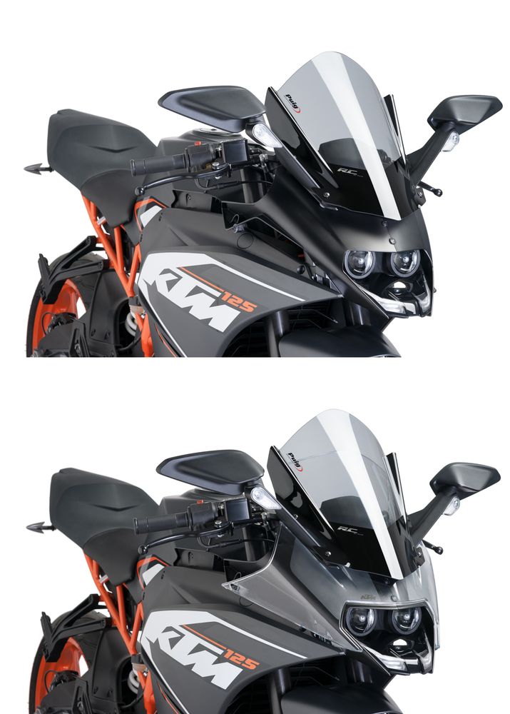 PUIG 7004H Z-Racing Scheibe  passend fuer KTM RC125 Getönt
