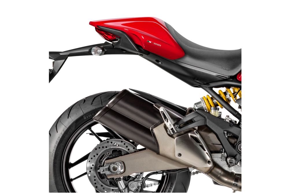 PUIG 9886J Kotflügelverlängerung  passend fuer DUCATI MONSTER 821 Mattschwarz