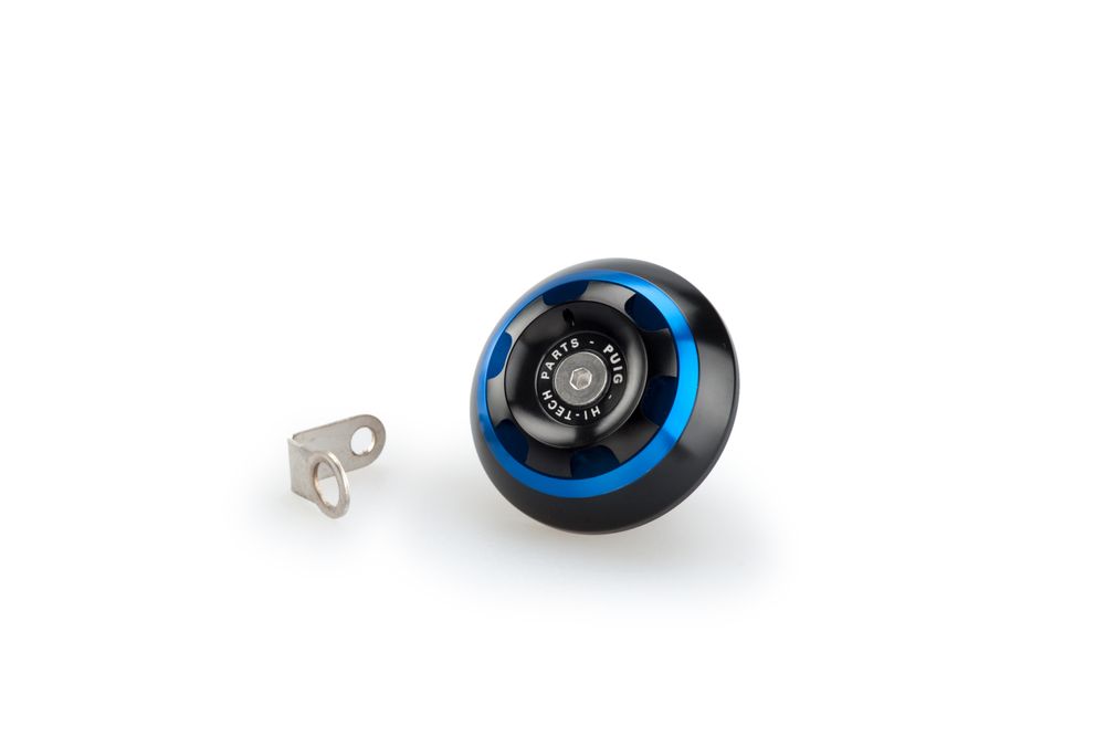 PUIG 20338A Motorölablassschraube TRACK  passend fuer TRIUMPH STREET TWIN Blau