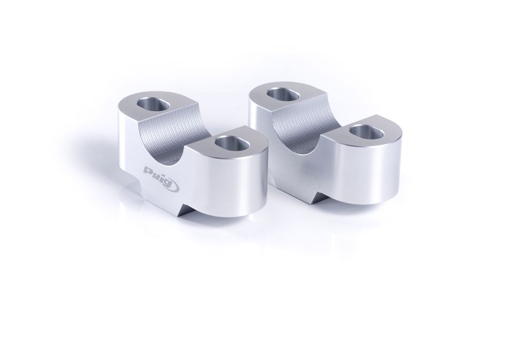 PUIG 3671P Lenkererhöhungen  passend fuer UNIVERSAL UNIVERSAL Silber