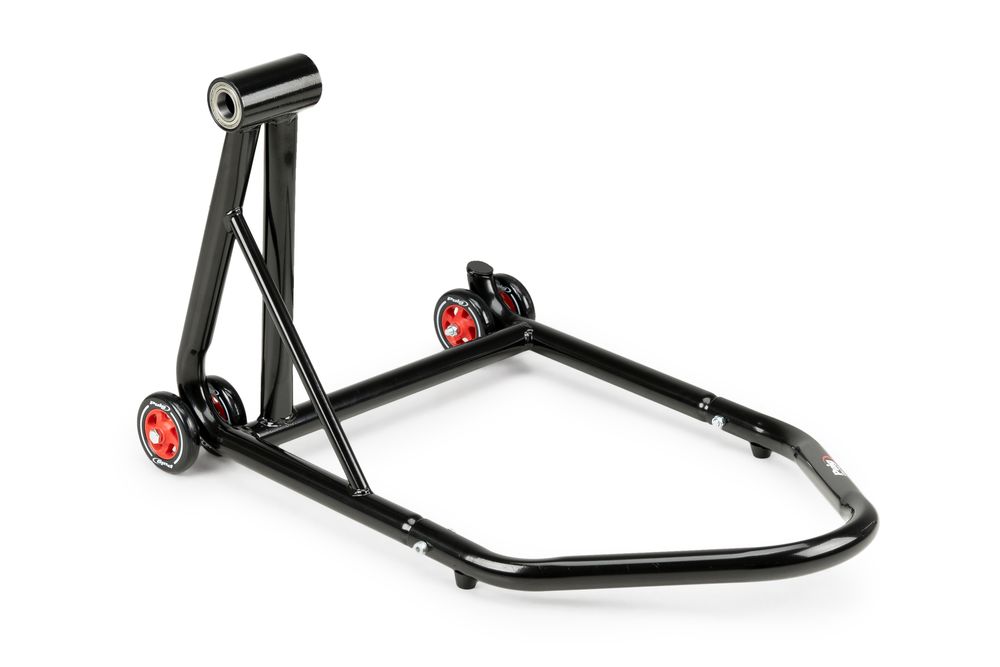 PUIG 8509N Hinterer Montageständer für Einarmschwinge mit Antrieb auf der linken Seite  passend fuer TRIUMPH SPEED TRIPLE 1200 RR Schwarz