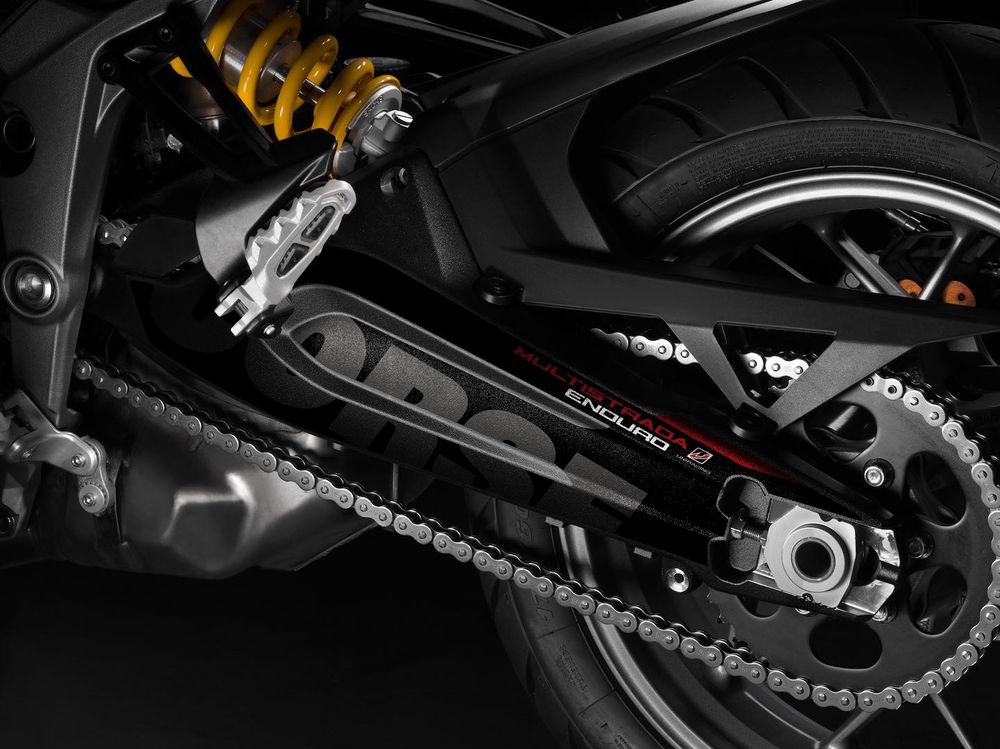 PUIG 20213N Schwingenschutzkit Aufkleber  passend fuer DUCATI MULTISTRADA 1200 ENDURO Schwarz