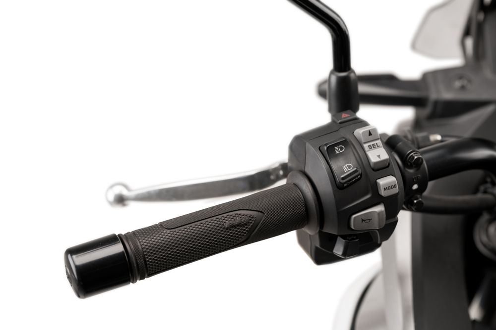 PUIG 20796N Core Griffe  passend fuer KAWASAKI KLE500 Schwarz