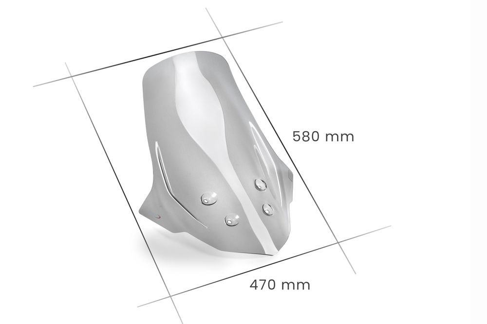 PUIG 21926H Windschutzscheibe V-Tech Line Touring  passend fuer SUZUKI BURGMAN STREET 125EX Getönt