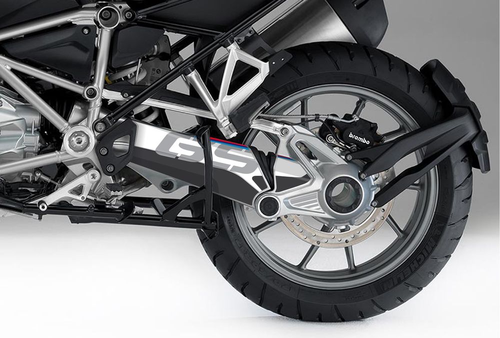 PUIG 20153B Schwingenschutzkit Aufkleber  passend fuer BMW R1200GS Weiss