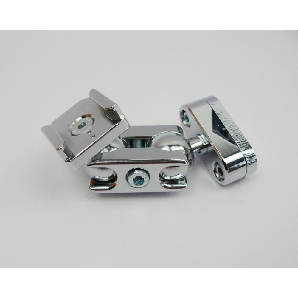 RA 4011chrom-100-für Modell 7 GoPro Alu Halter Kugelflex® chrom  mit Schelle Ø12
