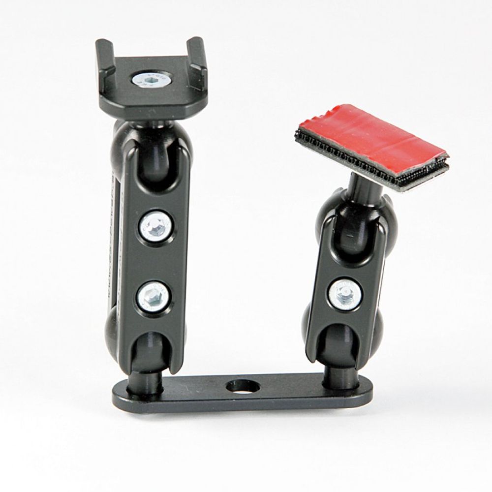 RA 4052-Klemme 50 und 75-für Modell 1-4 GoPro / WiFi Alu Halter doppelt Kugelfle